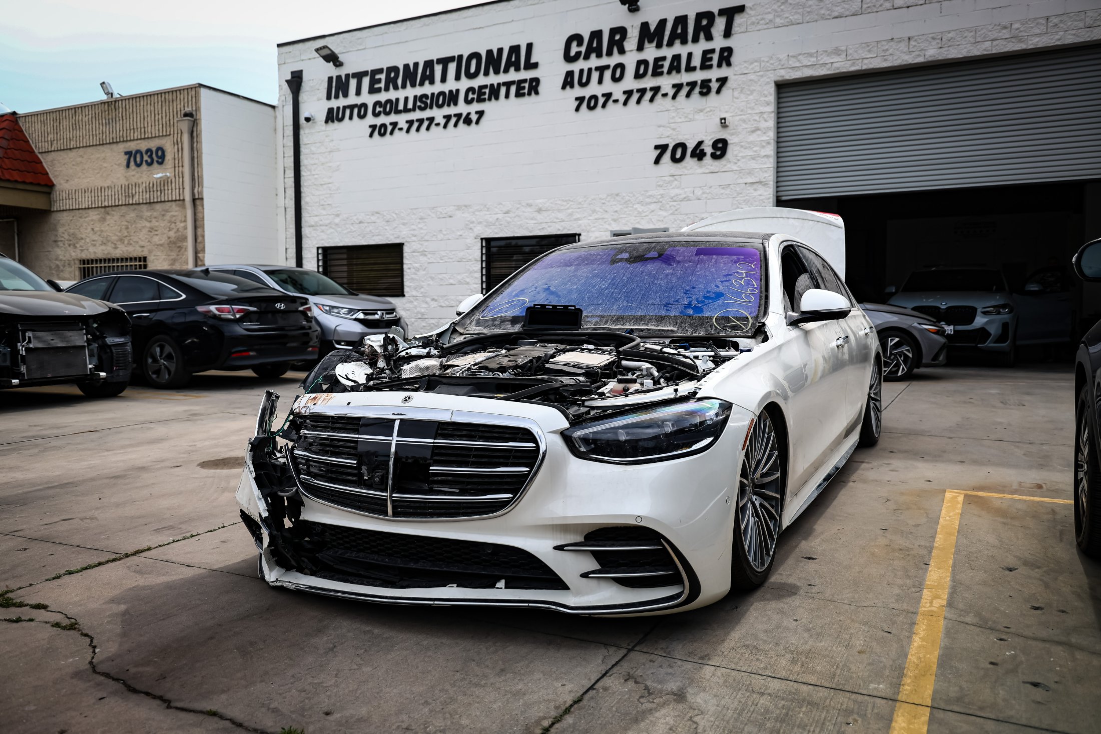2022 Mercedes S500 — before