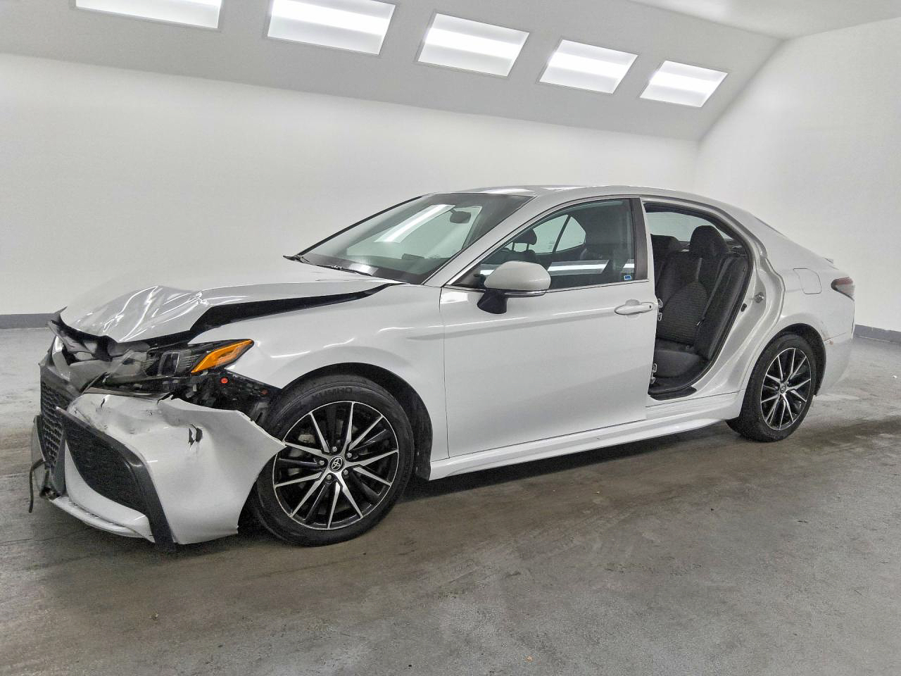 2024 Toyota Camry with front-end damage, before repair